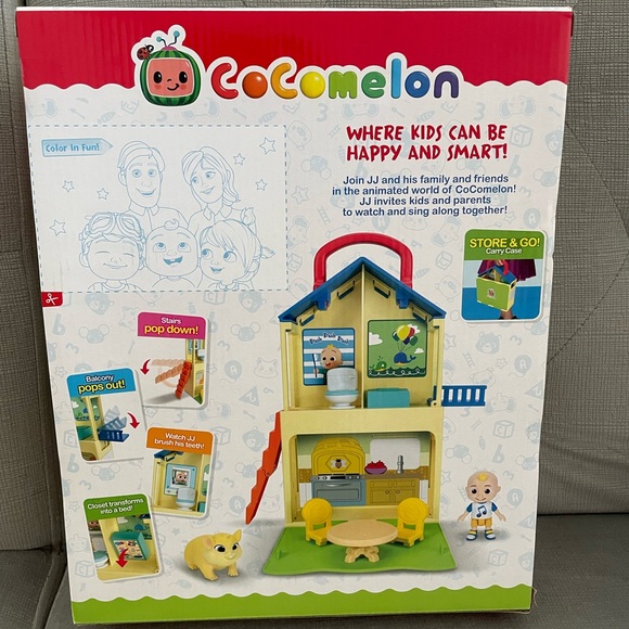 Cocomelon pop and play travel house figures toys playset - Picture 9 of 9